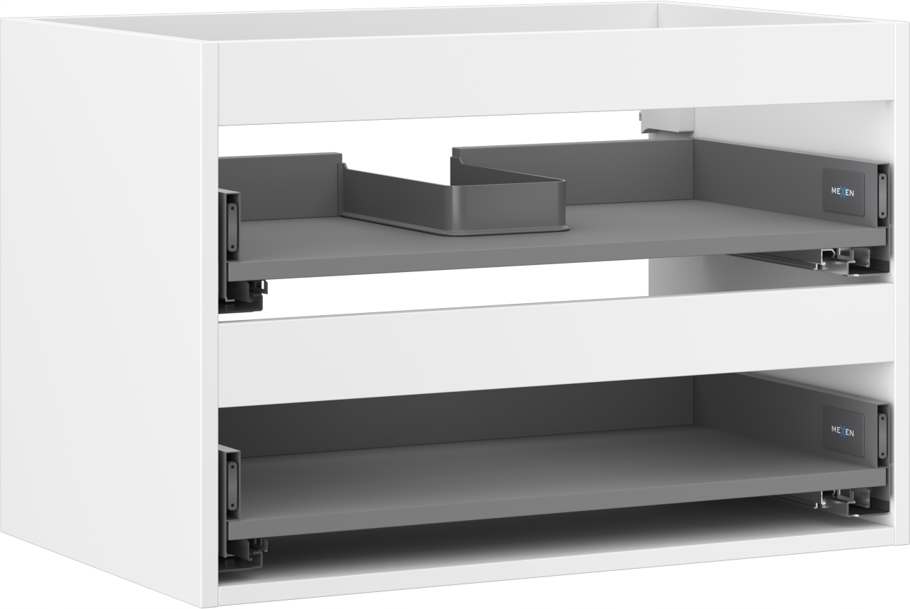 Mexen Box-a Korpus Szafki Podumywalkowej 70 CM 2 Szuflady Biały Mat