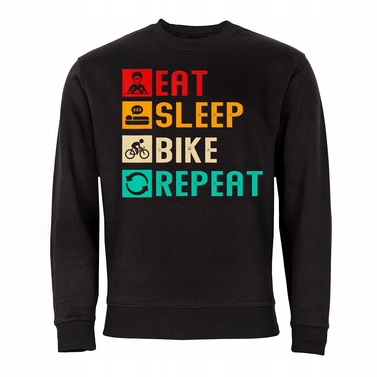

Bluza Rowerowa Na Rower Dla Kolarza Eat Sleep Bike