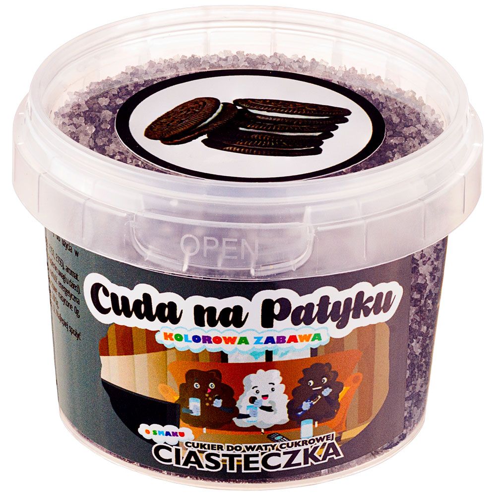 

Cukier do waty cukrowej kolorowy 100g Oreo