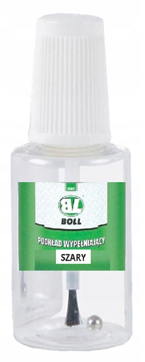 Podkład wypełniający w pędzelku do wypełniania rys szary 20ml Boll