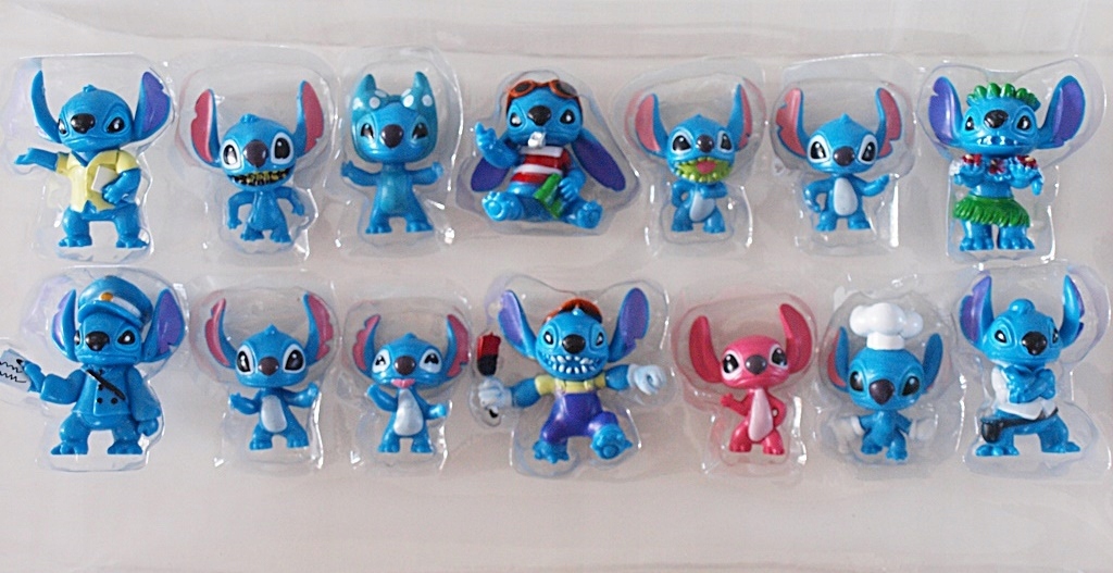 Zestaw figurek Lilo i Stitch 3 - 14 figurek Typ figurka