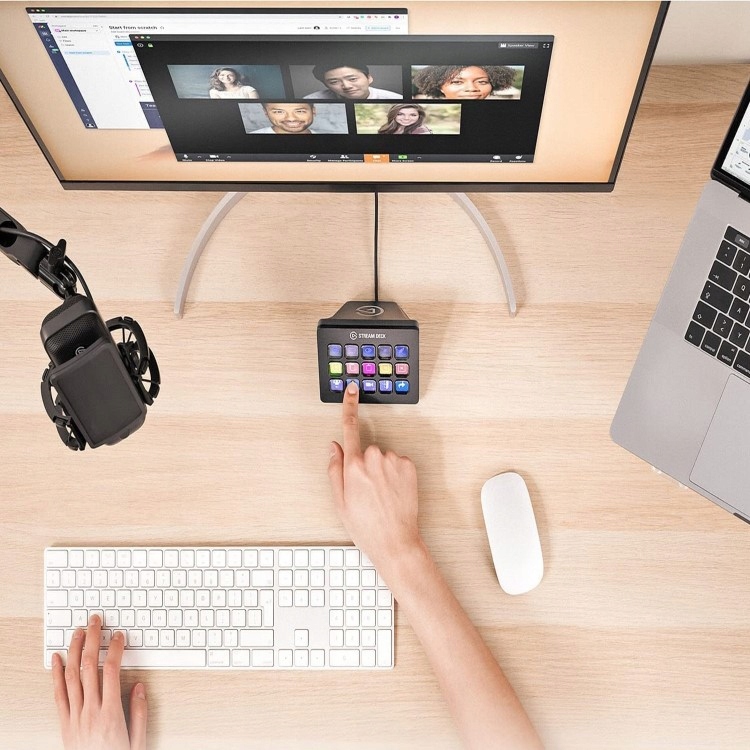 KONTROLER DO STUDIA WYZWALACZ DZIAŁAŃ STREAM DECK APLIKACJI DLA YOUTUBERA Model DECK MK.2