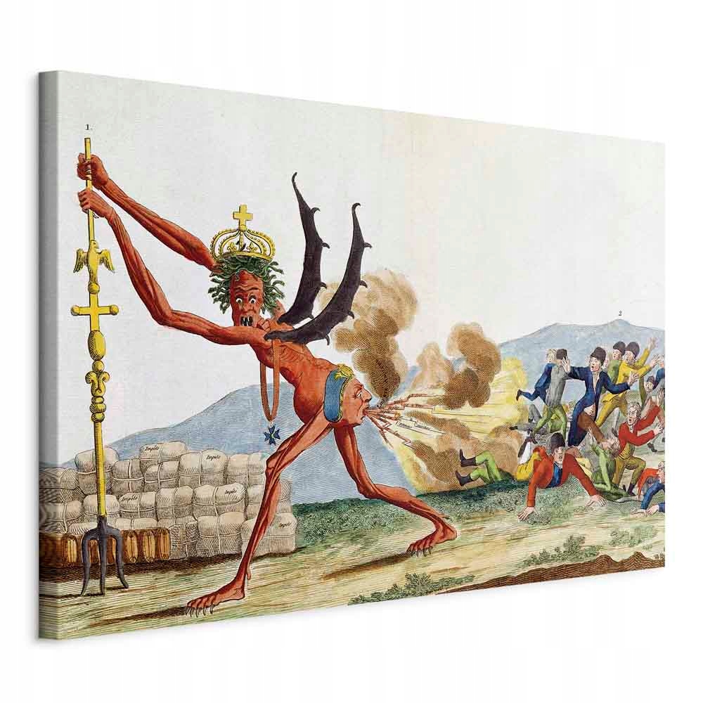 Jacques-louis David Karikatura Ang Vláda Obraz Na Plátně Kancelář Obývací Pokoj 90x60