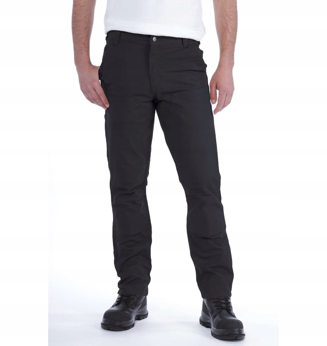 Kalhoty Carhartt Stretch Duck Double Front Black