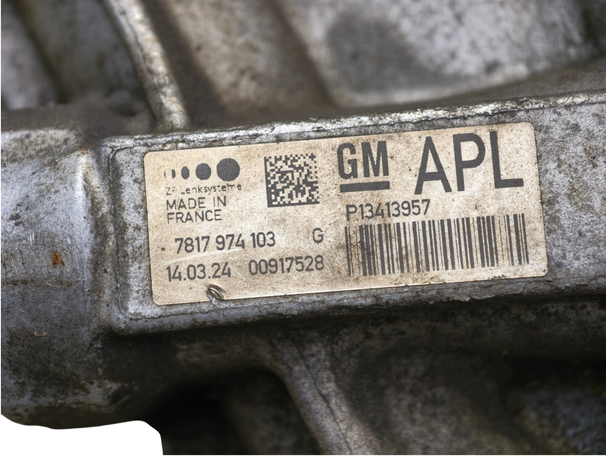 OPEL ASTRA J IV Boîter direction Boîter direction OE 13413957 APL