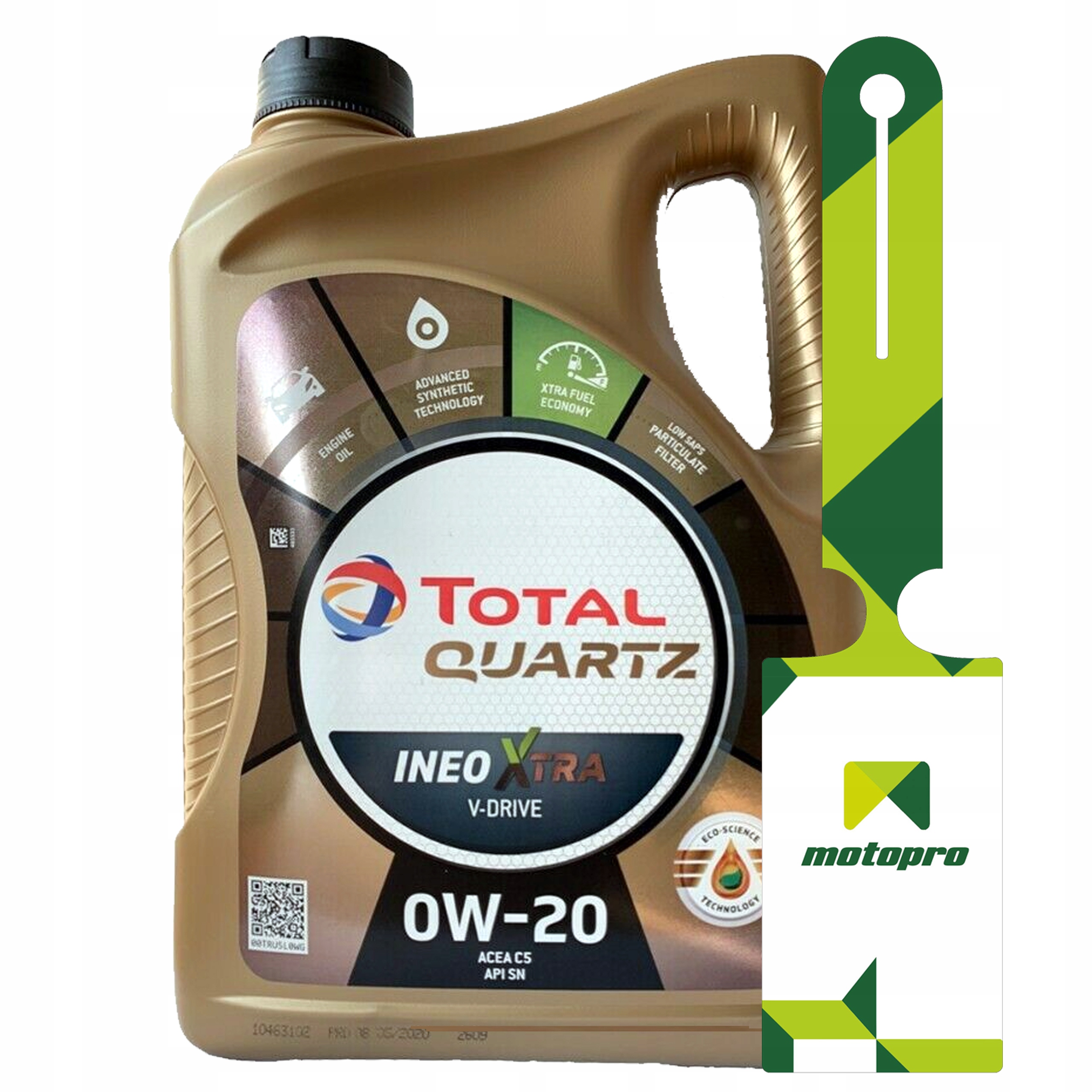 Total Quartz Ineo XTRA V-DRIVE 0W20 C5 - 5L Volvo