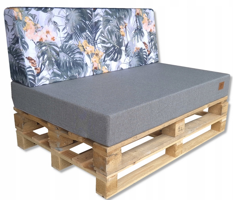 2 Polštáře na lavičku Palety Houpačka polštáře 120x80 40 klínů