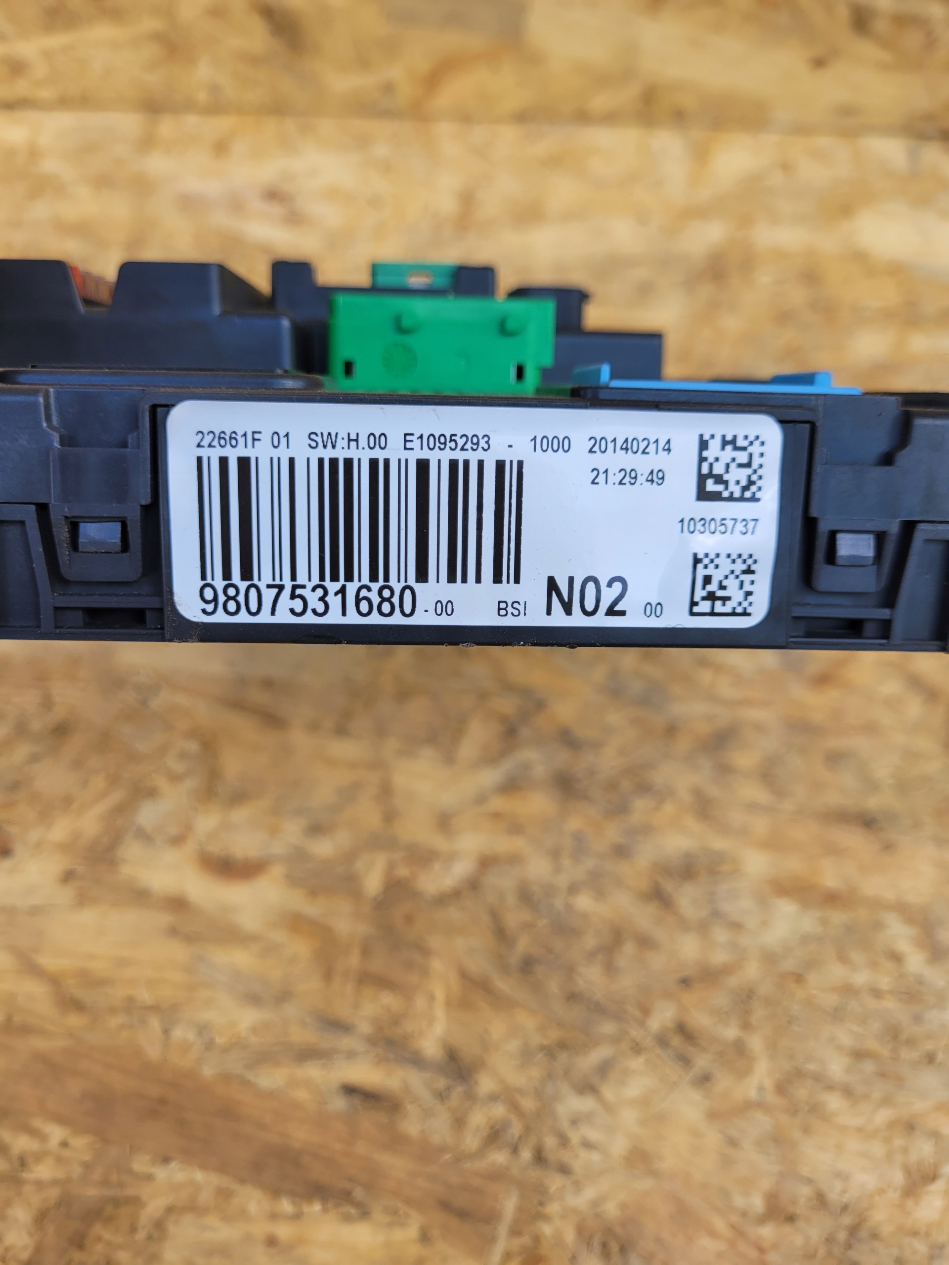 Module BSI PSA 9807531680