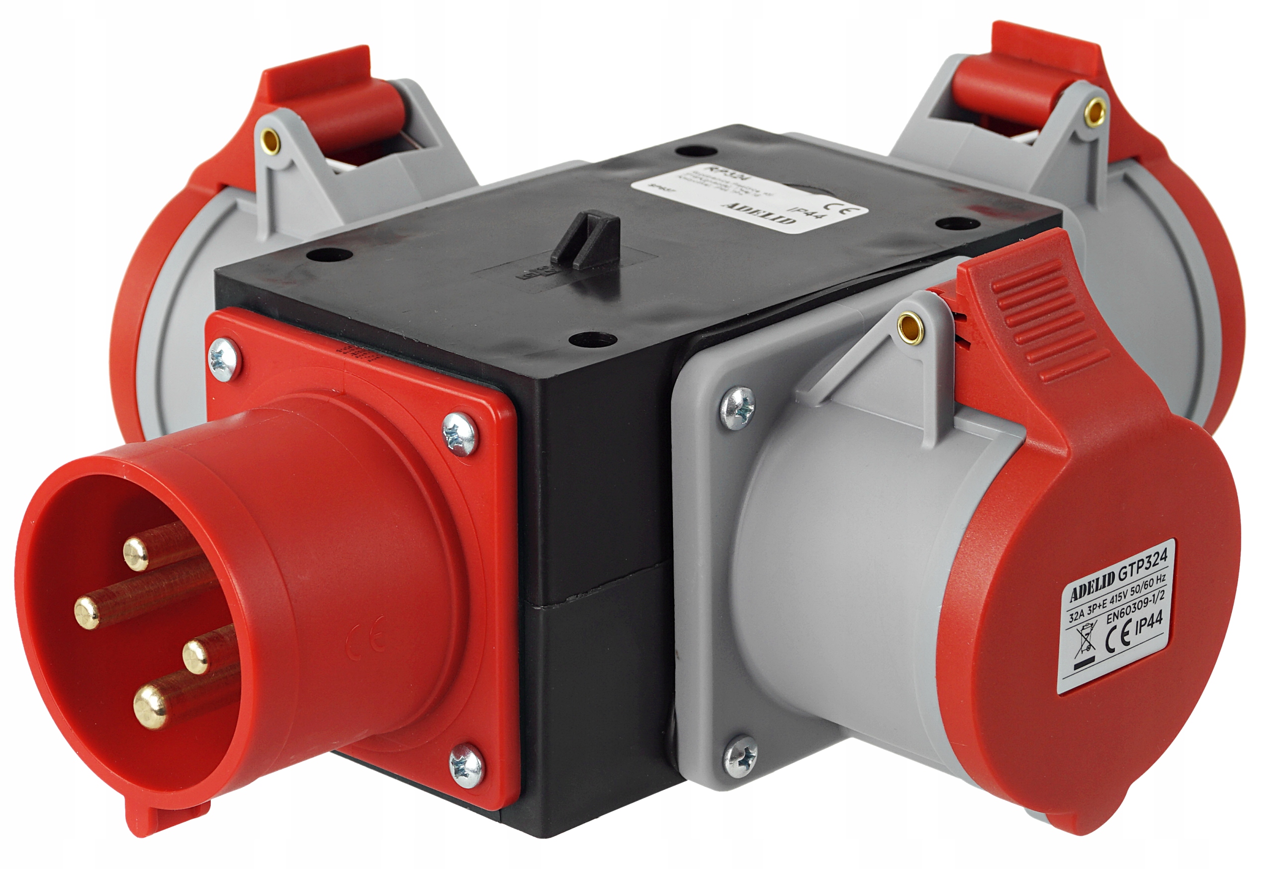 TRÓJNIK SIŁOWY 3X32A 4P ROZGAŁĘŹNIK ROZDZIELNICA