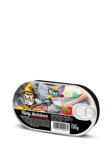 Levně 8 x Kier Filé sleďový v rajčatové omáčce 170 g