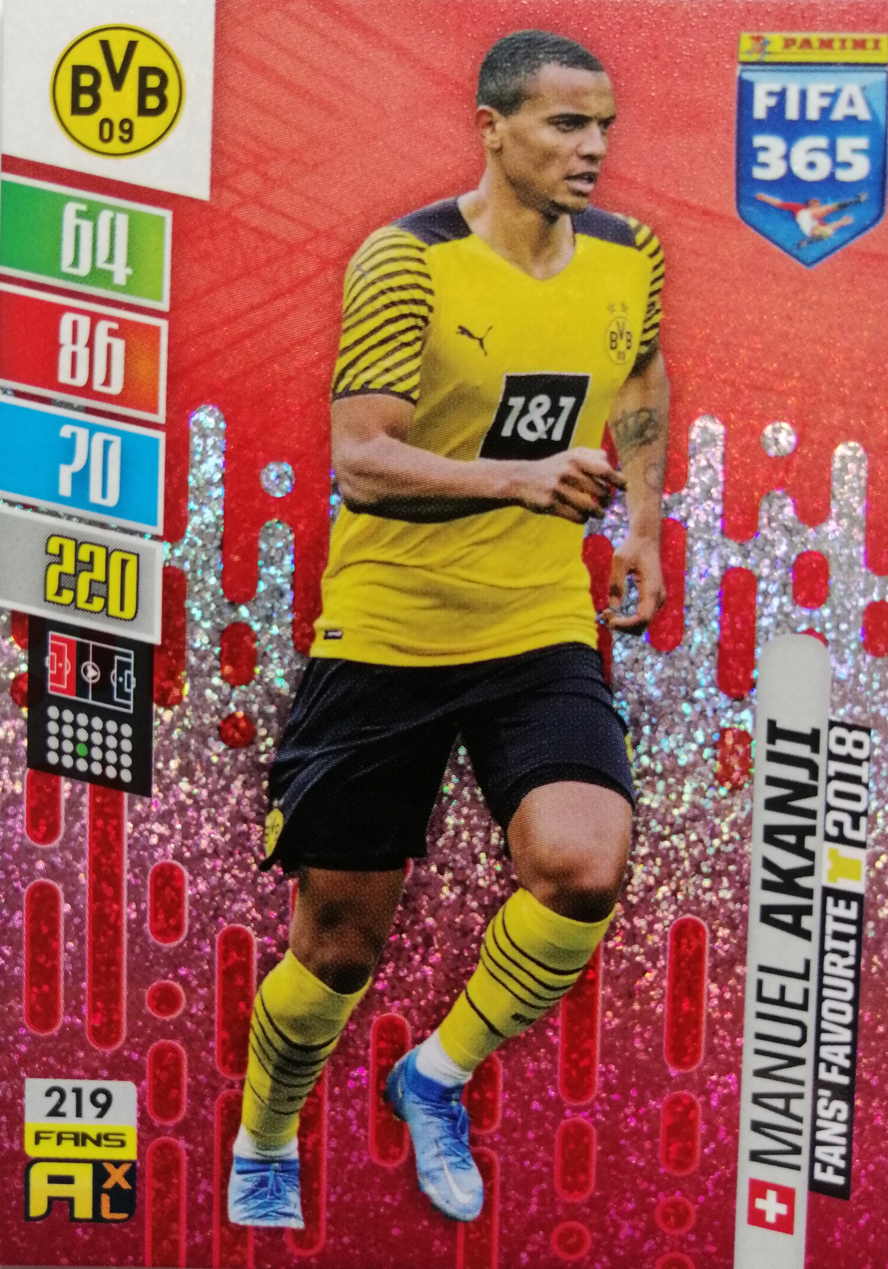 Fifa 365 2022 Fans Favourite 219 Manuel Akanji