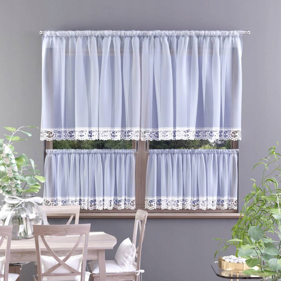 

Zazdrostka haftowana biała Charlotte 80 cm