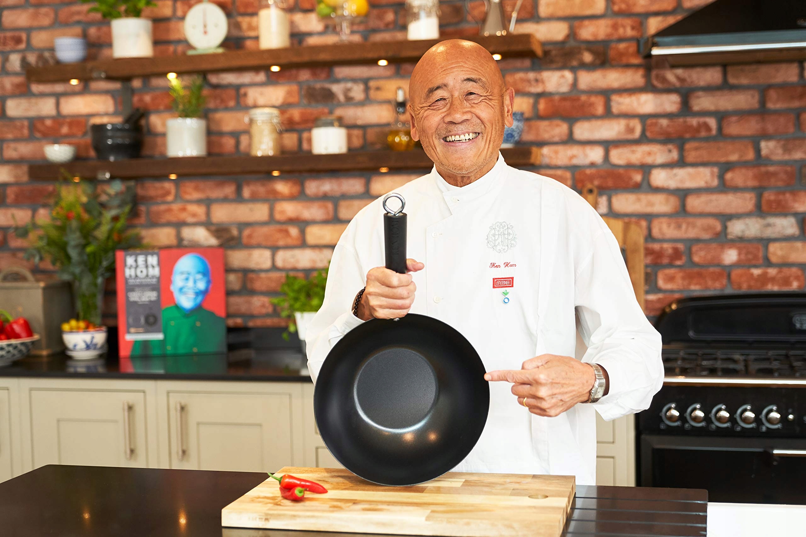 Ken Hom KH420001 mini wok ze stali węglowej, 20 Linia Excellence