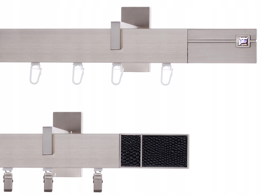 

Karnisz aluminiowy Square pojedynczy 240 cm Gięcie