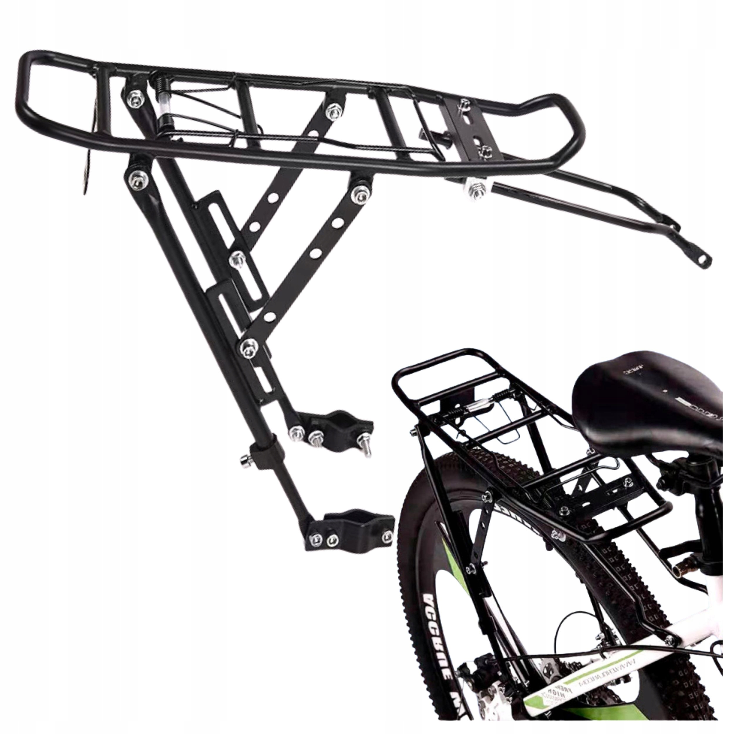 Nosič jízdních kol hliníkový, zadní, nastavitelný, odolný až do 100 kg