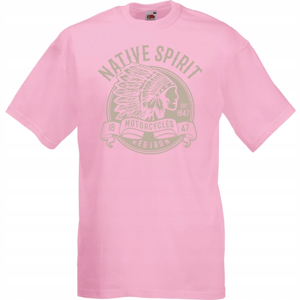 

Koszulka indianin motocycles native spirit XL różo