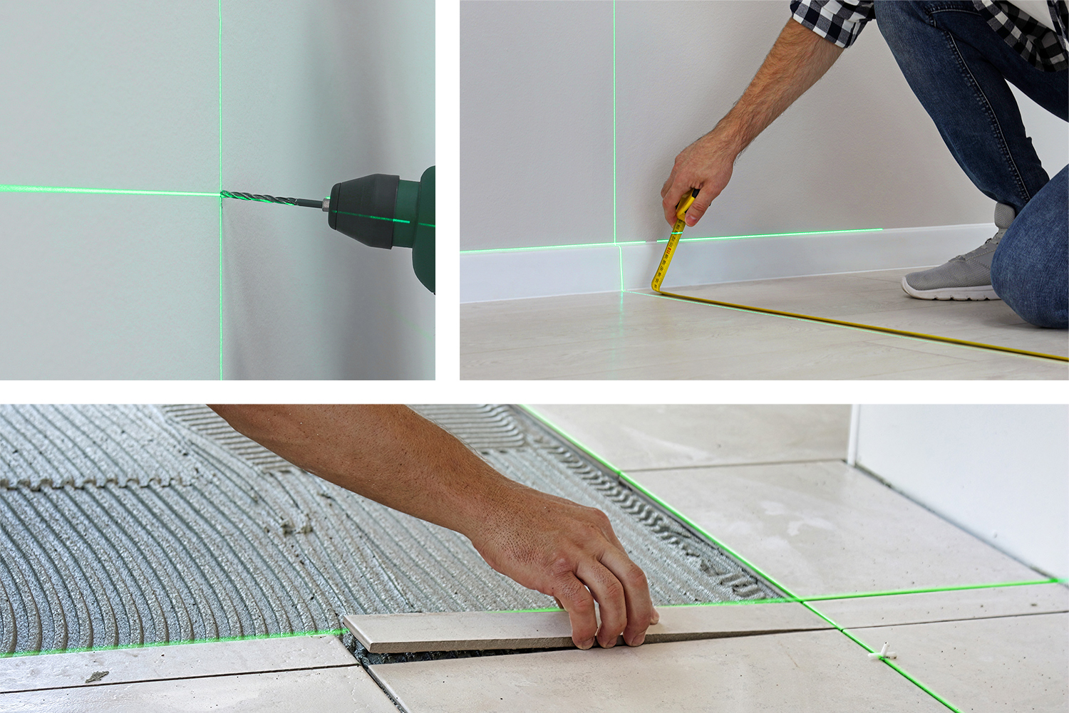 POZIOMICA LASEROWA 4D PŁASZCZYZNOWA 360 LASER KRZYŻOWY PRO ZIELONY + STATYW Liczba wiązek lasera 16