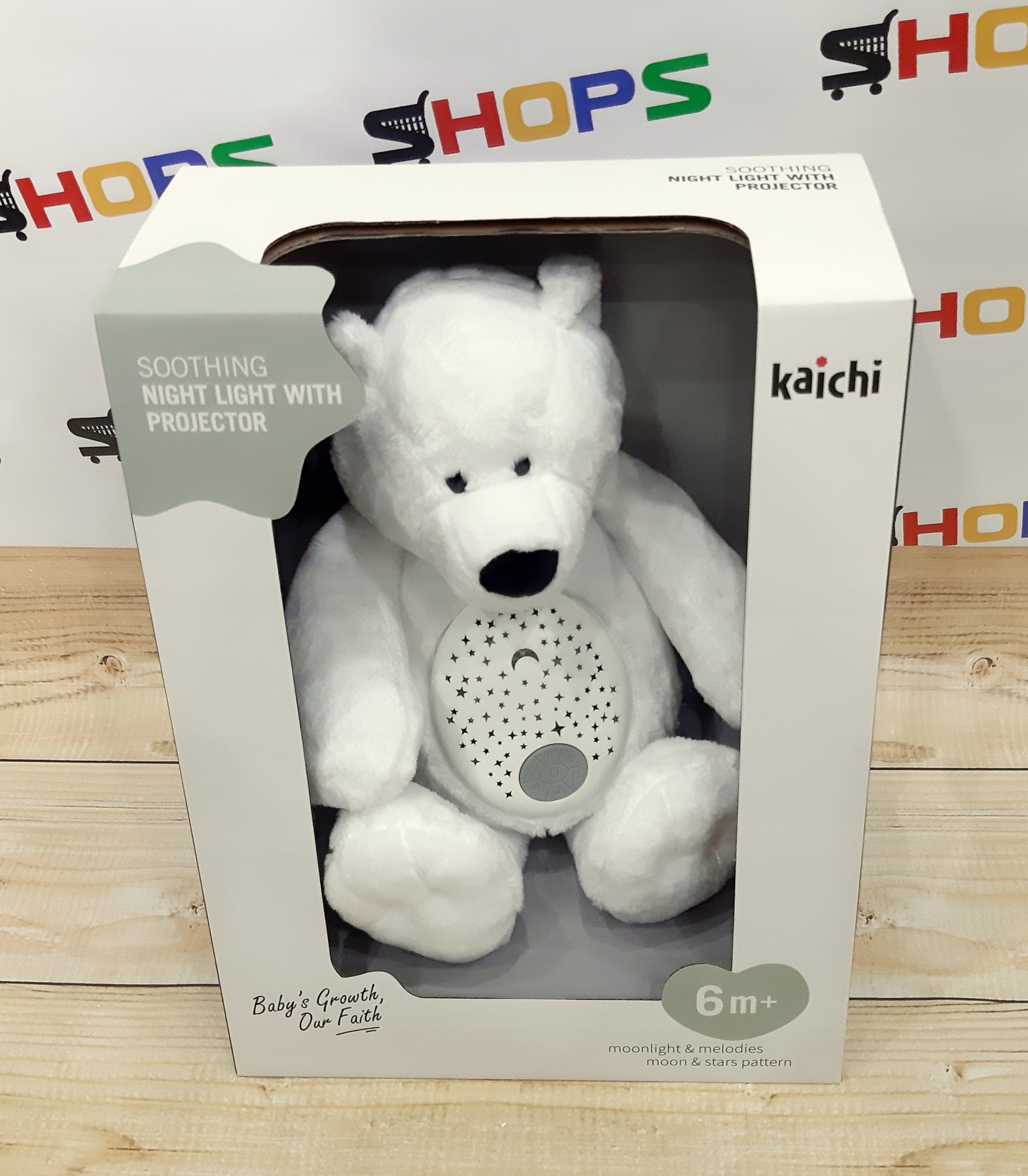 PLUSZOWY MIŚ SZUMI PROJEKTOR USYPIACZ NA CHRZEST EAN (GTIN) 5903864950939