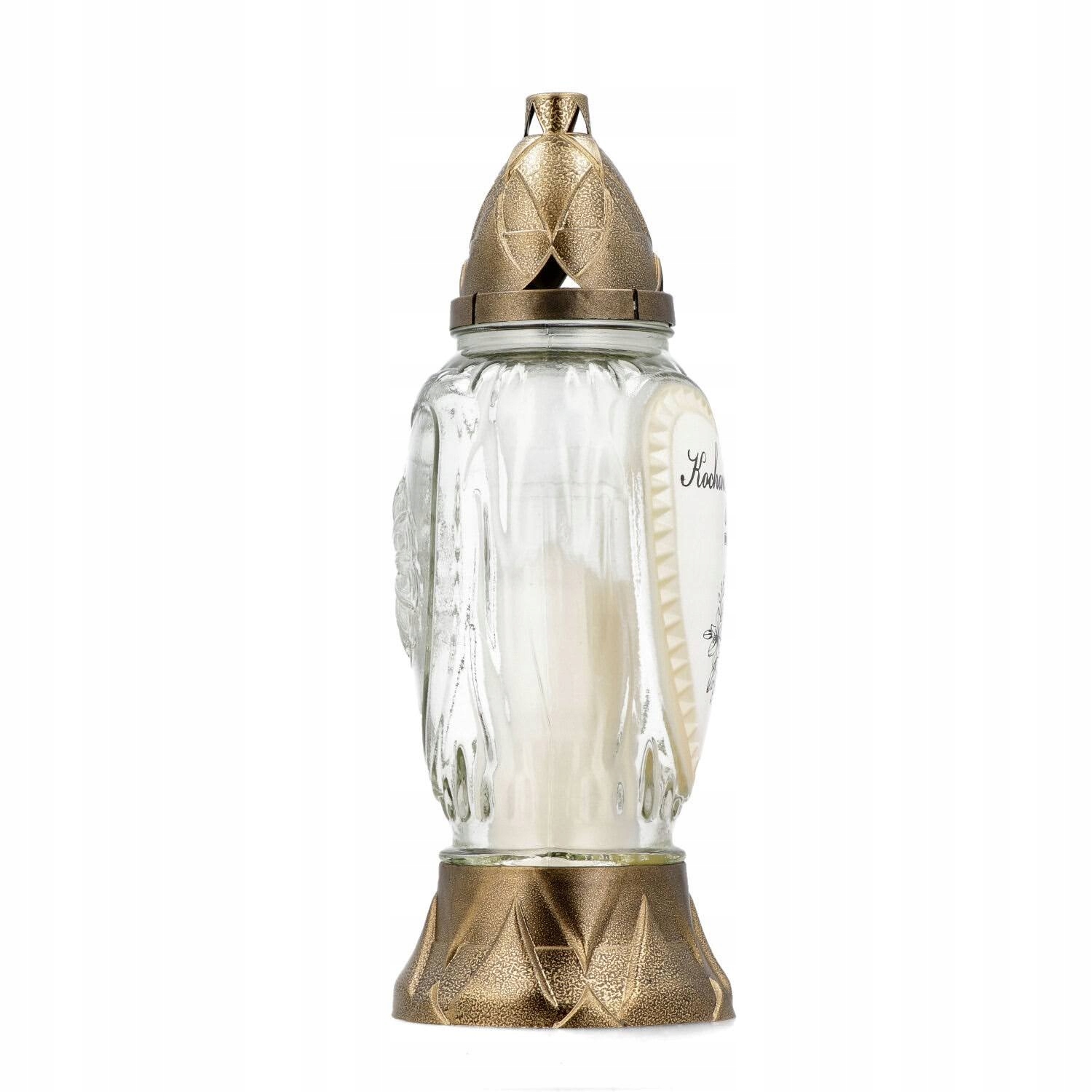 Znicz serce Kochanej Babci 30cm Typ parafinowy