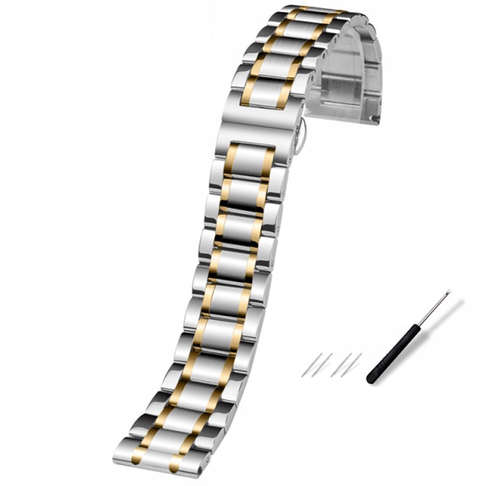 BRANSOLETA UNIWERSALNA do ZEGARKA motylek 21 mm