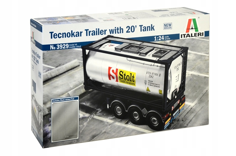 Tecnokar Trailer with 20' Tank, Italeri 3929