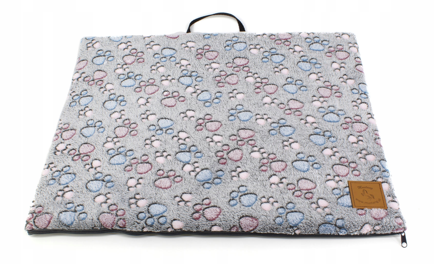 Levně Fleecová podložka pro psa 100x80 šedá Mustang