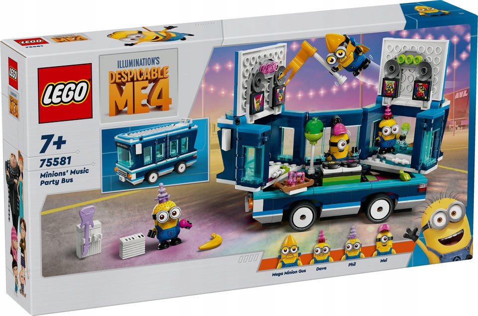 LEGO 75581 Imprezowy autobus minionków