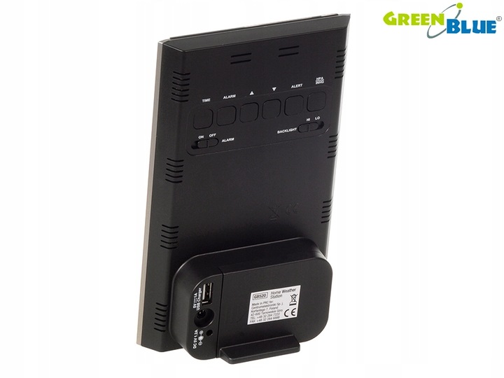 STACJA POGODOWA BEZPRZEWODOWA DCF HIGROMETR USB Model GB520