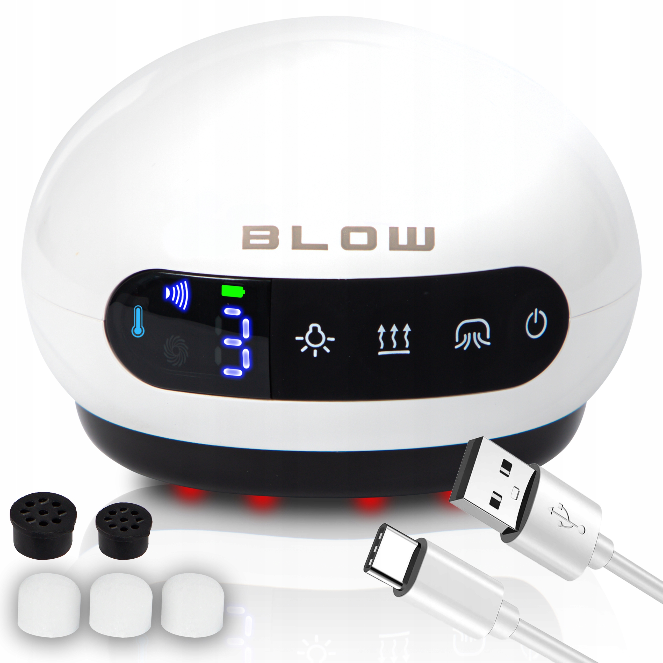 Bańka Chińska Elektryczna Masażer Rozgrzewający Antycellulitowy Próżniowy