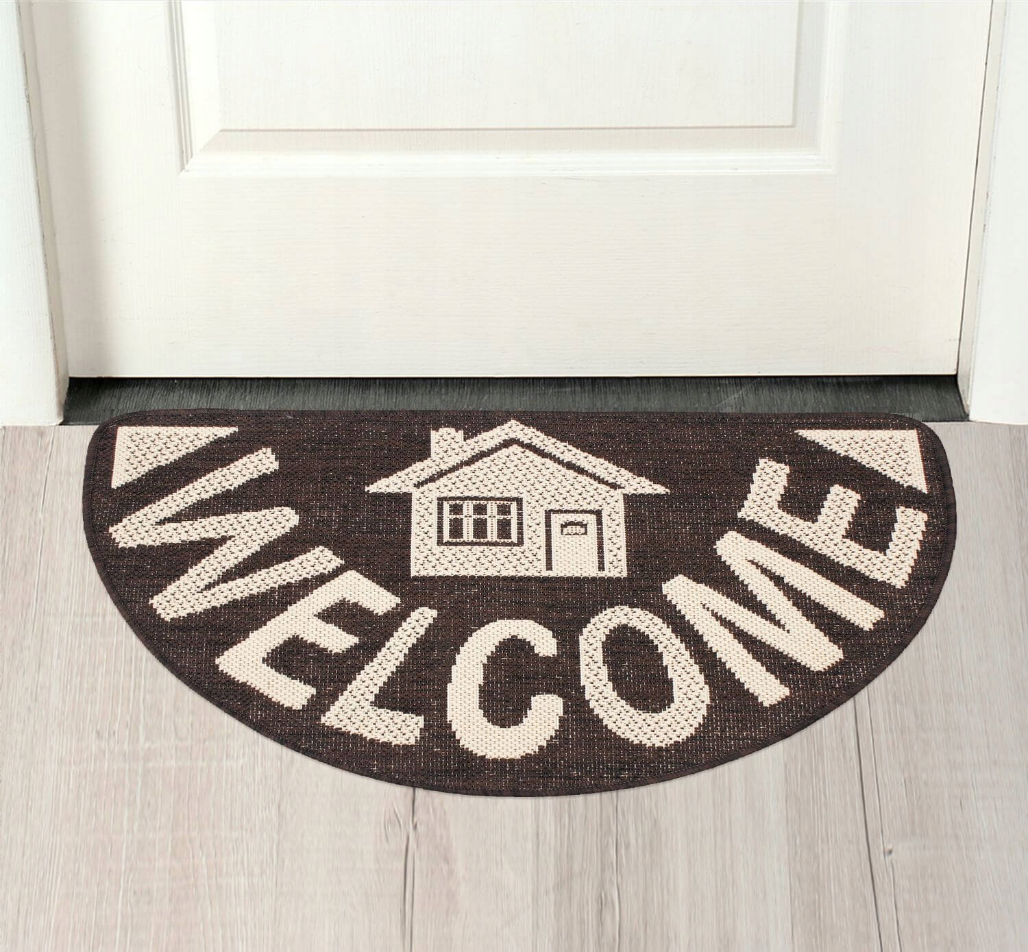 PÓŁOKRĄGŁA ANTYPOŚLIZGOWA WYCIERACZKA 50x80 CM Marka Eureka