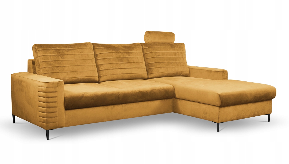 Narożnik KOKO 252/165cm Rudy różne kolory LS Głębokość mebla 165 cm