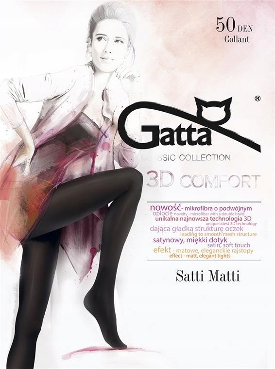 

Gatta Satti Matti 50 Rajstopy dam. 4-L / Grafit