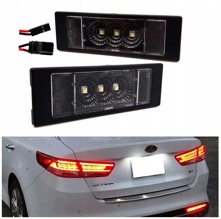 Светодиодные лампы номерного знака BMW E64 LCI 2D Convertible 07 ~