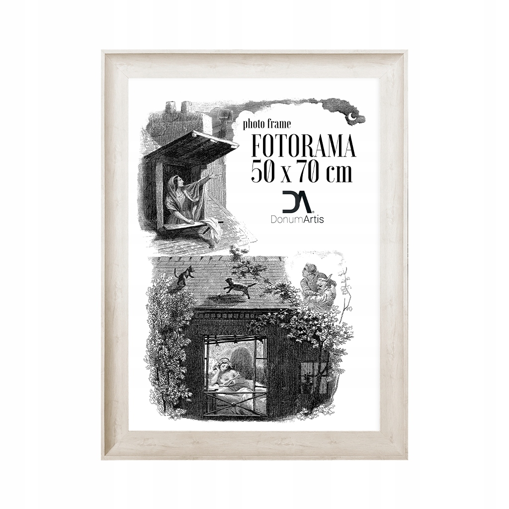 Fotorám Oslo jasan 50x70 barva světlého dřeva