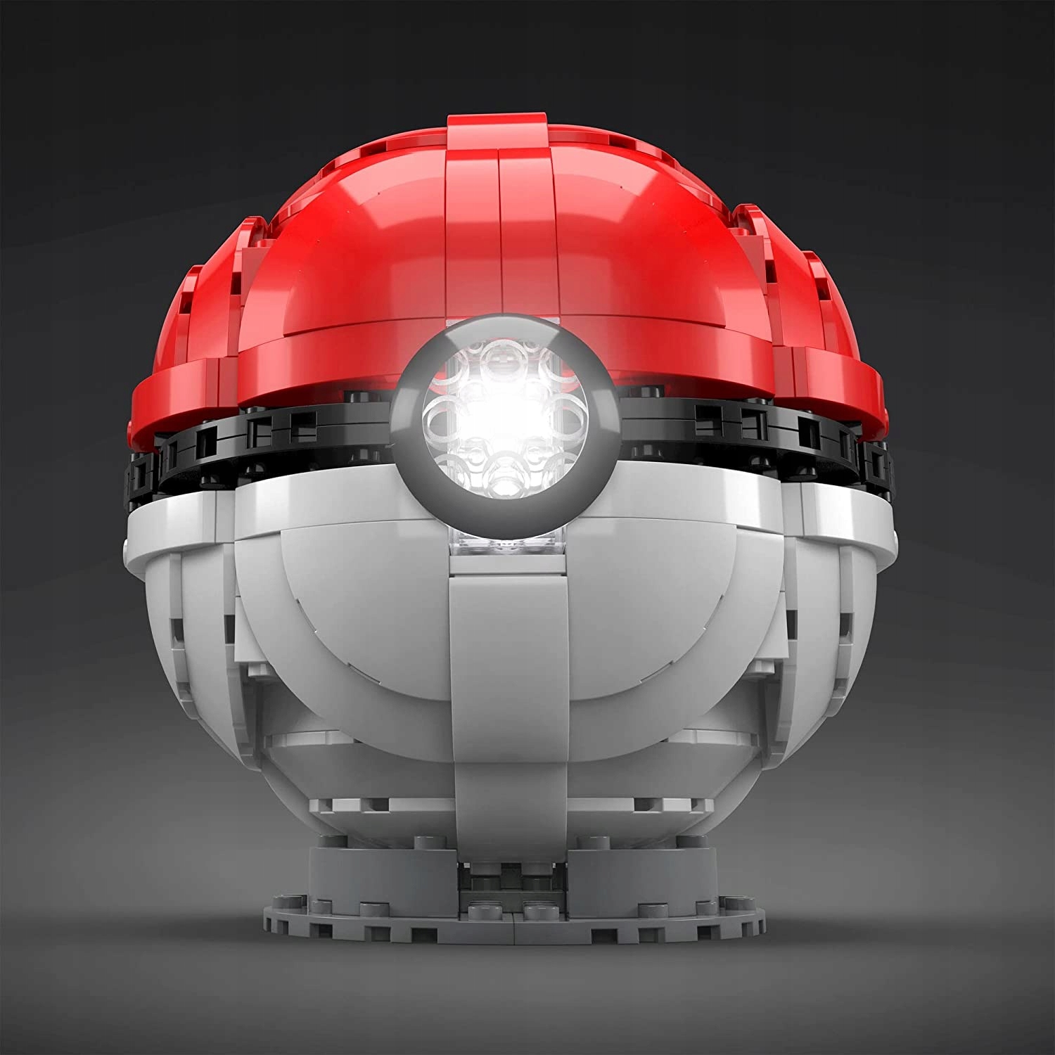KLOCKI POKEMON PODŚWIETLANY POKEBALL 303 ELEMENTY Wiek dziecka 7 lat +