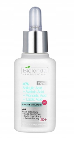 BIELENDA ZESTAW KWAS SALICYLOWY 40% + NEUTRALIZATOR + PĘDZEL DO KWASÓW Kod producenta kwas salicylowy+neutralizator+pędzelek