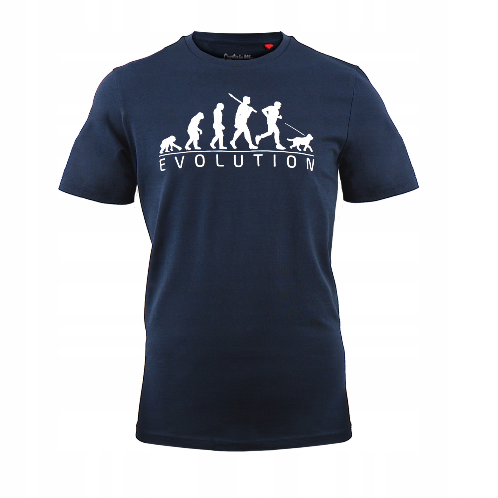 

Koszulka bawełniana męska T-shirt granatowa r.M