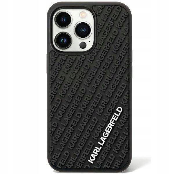 Karl Lagerfeld KLHCN613DMKRLK pouzdro pro iPhone 11 Xr 6.1", černá/černá