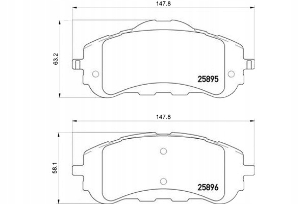 Brzdové Destičky Brembo 1610428780 LP2506 121560 6