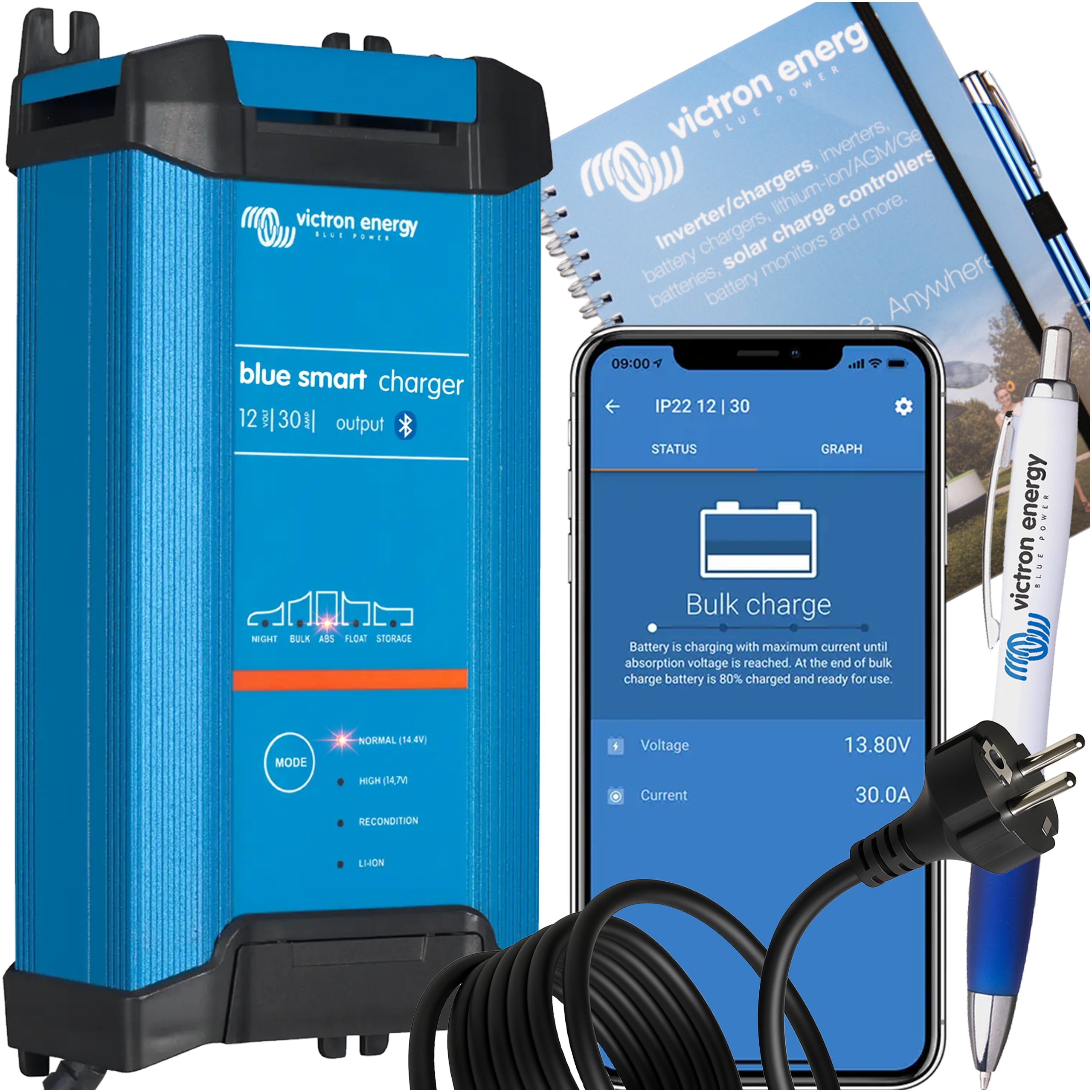 Ładowarka prostownik Victron Blue Smart IP22 Charger 12/30 (1) 12V 30A REV2