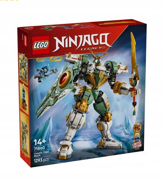 Lego 71860 Ninjago Titanový Mech Lloyda – 15. Výročí