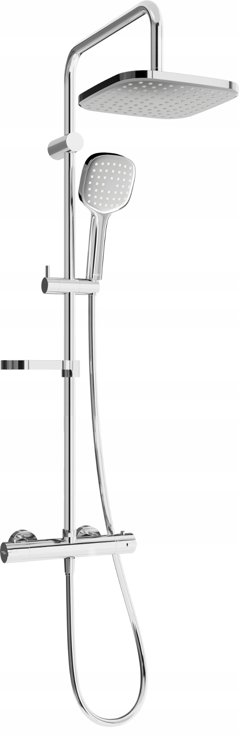 Mexen KX33 Chrómová sprchová súprava s termostatickou batériou