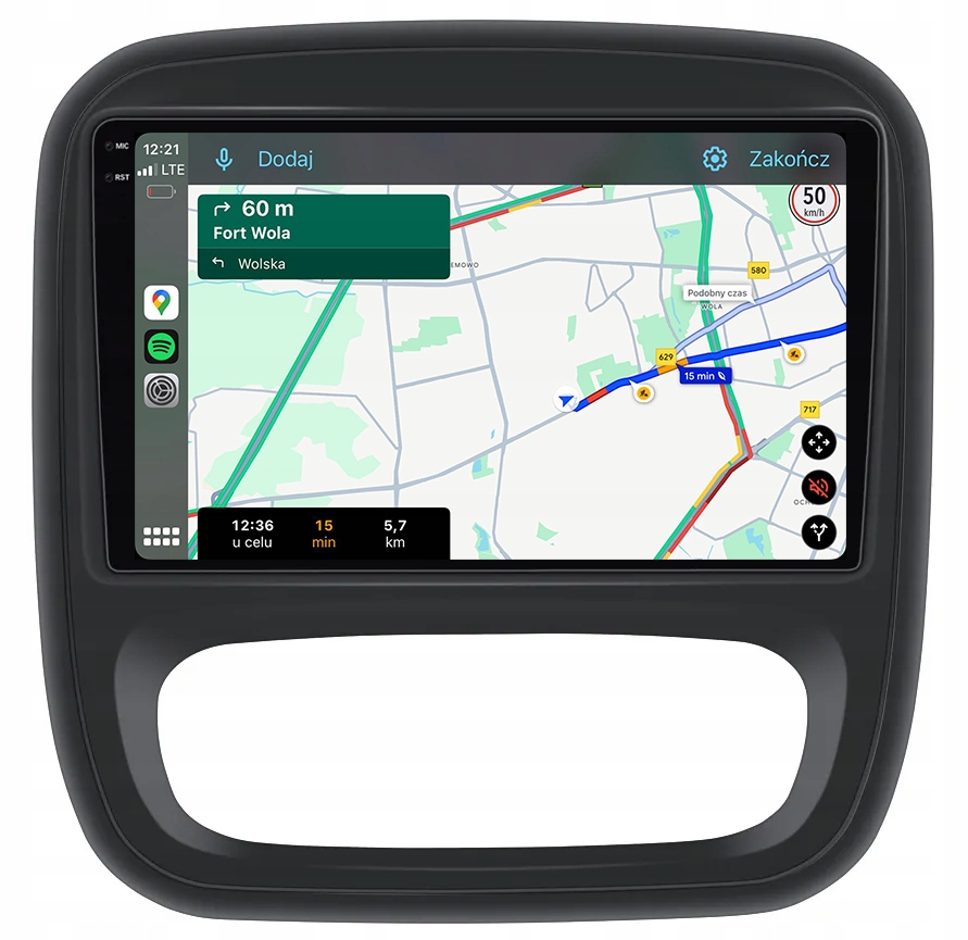 Opel Vivaro Renault Trafic Rádio Navigace Android TS20 12GB/256GB 2K Qled
