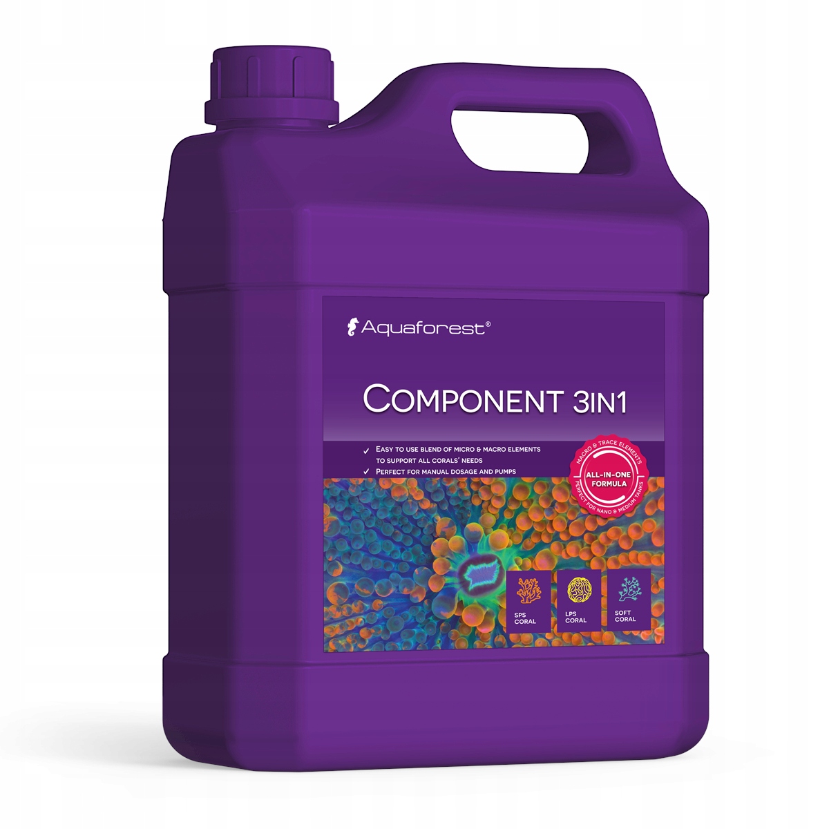 Levně Aquaforest Component 3v1 All in One Kh+ca+mg 2000 ml suplementace