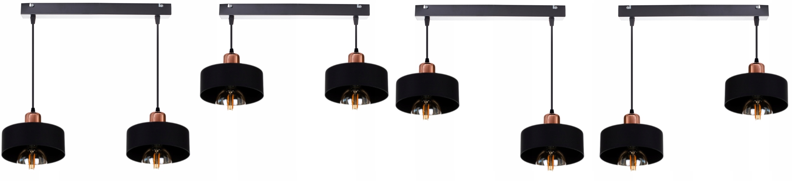 LAMPA SUFITOWA PLAFON ŻYRANDOL LOFT EDISON RETRO Zasilanie sieciowe