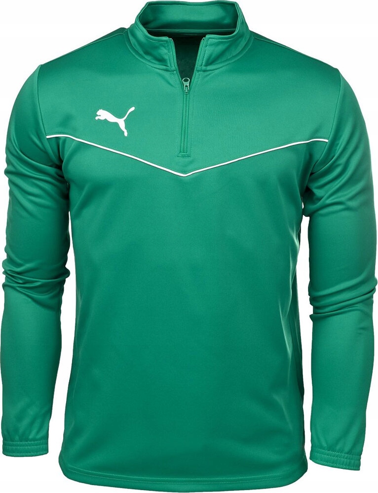 Pánská Mikina Puma Teamrise 1 4 Zip Top Pepper Gre Zelená 657394 05 XL