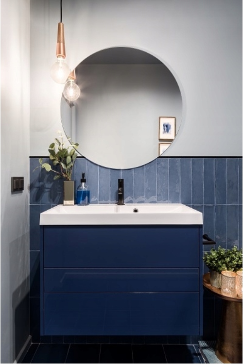 LUSTRO SREBRNE OKRĄGŁE 130 CM EKOLOGICZNE Marka DERTUM