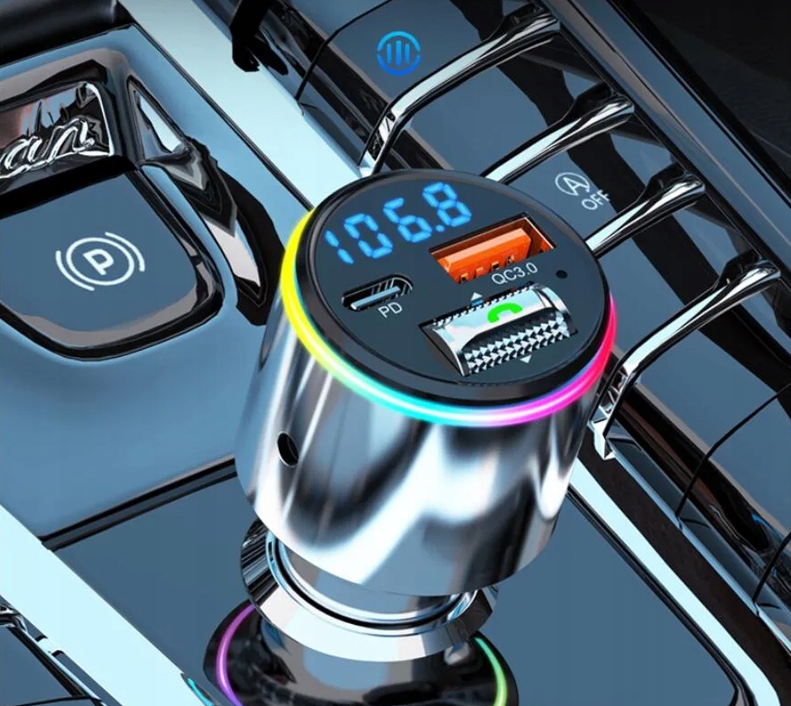 Transmiter BC88 FM Car Ładowarka USB QC 3.0 Samochodowa LED Bluetooth Kod producenta BC88