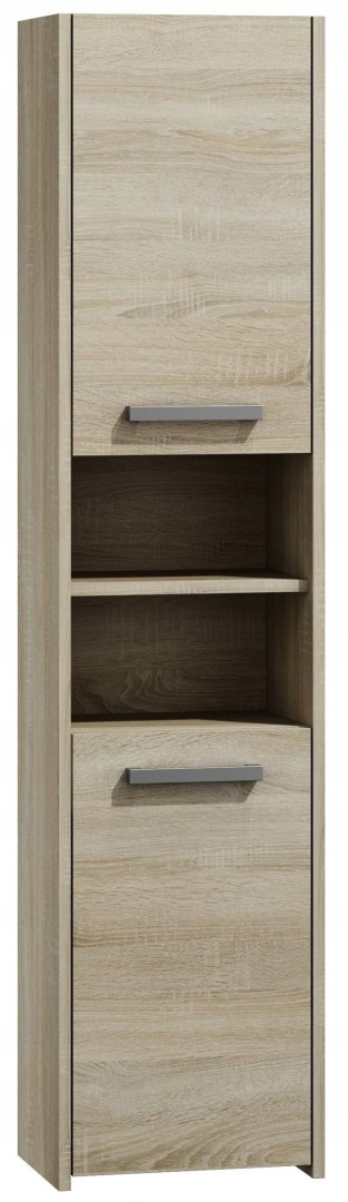 SZAFKA ŁAZIENKOWA REGAŁ SŁUPEK 40CM 6 PÓŁEK SONOMA