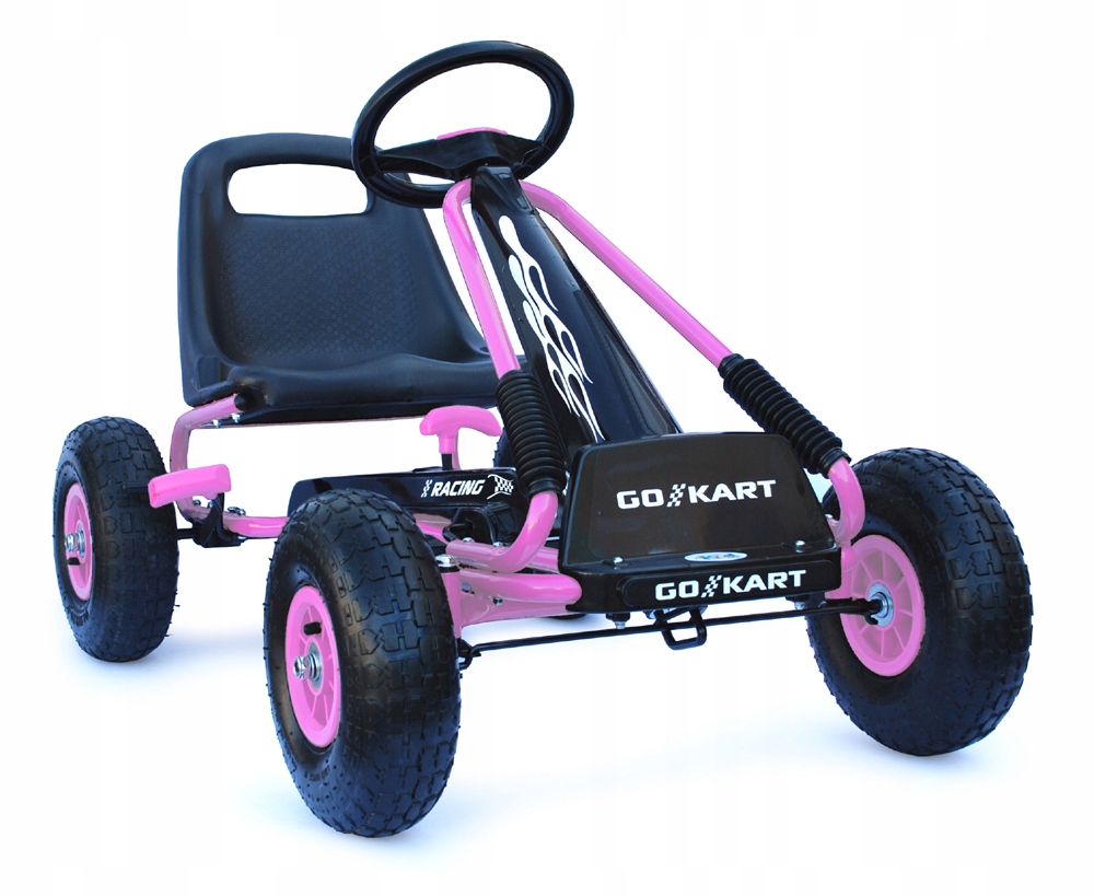 Gokart Na Pedały Drifter Różowy 3-7lat Joy 4Kids